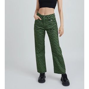 NWT The Ragged Priest Wave Jean Lime